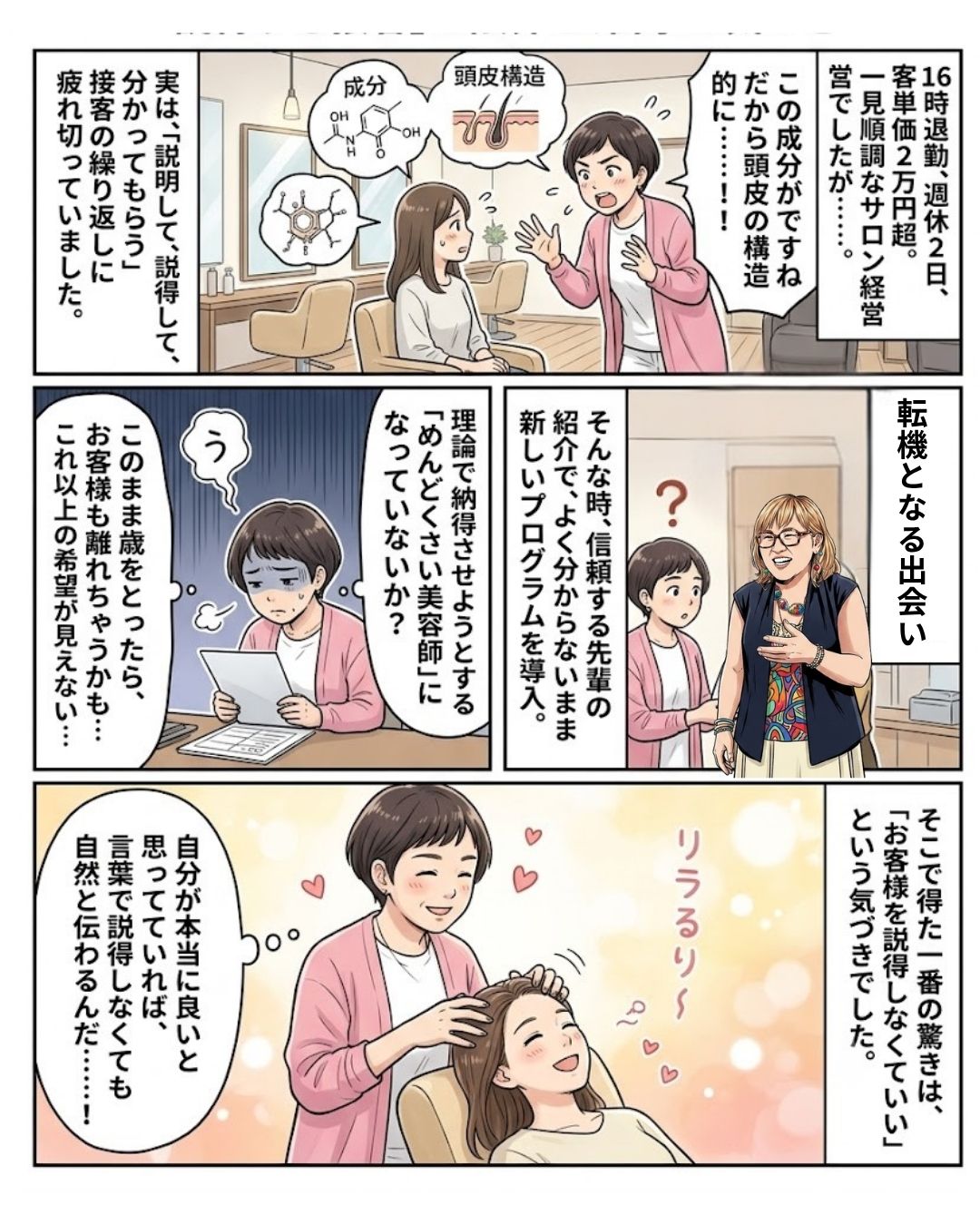 ひかるさんのストーリー漫画 1/2