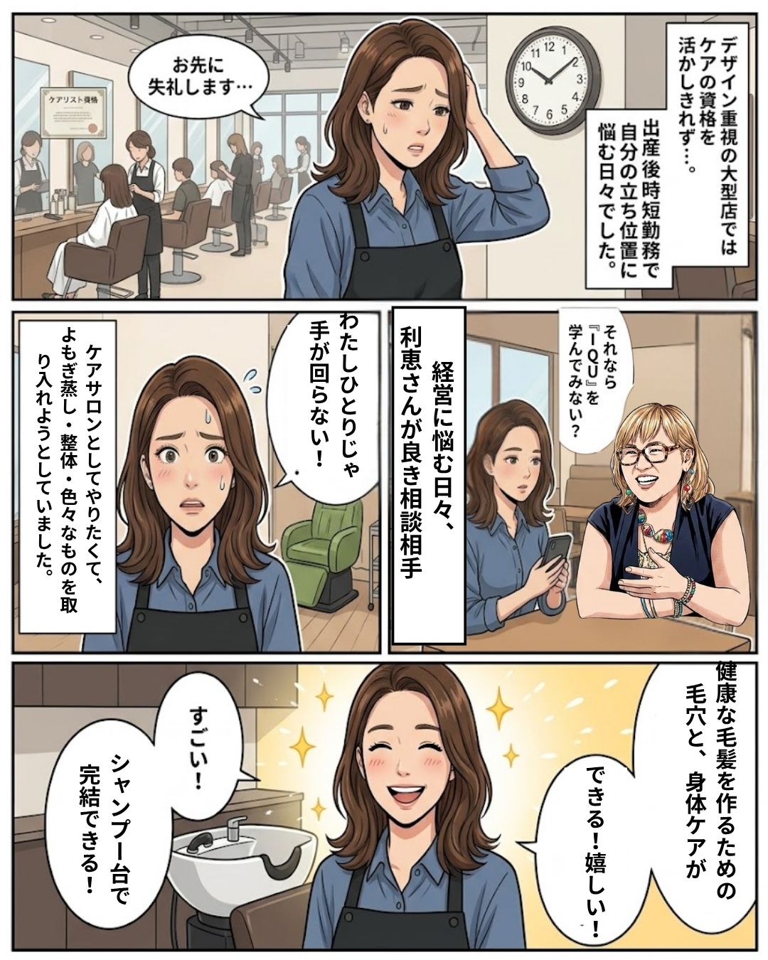 聖子ちゃんのストーリー漫画 1/2